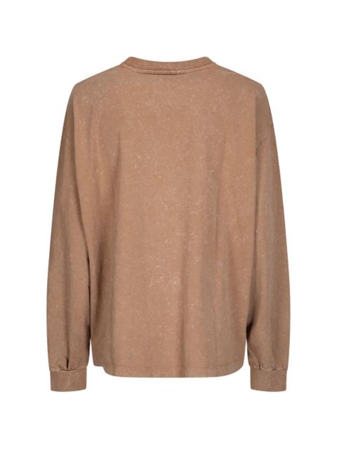 GANNI washed effect longsleeve T-shirt - Neutrals - zdjęcie produktu nr 2