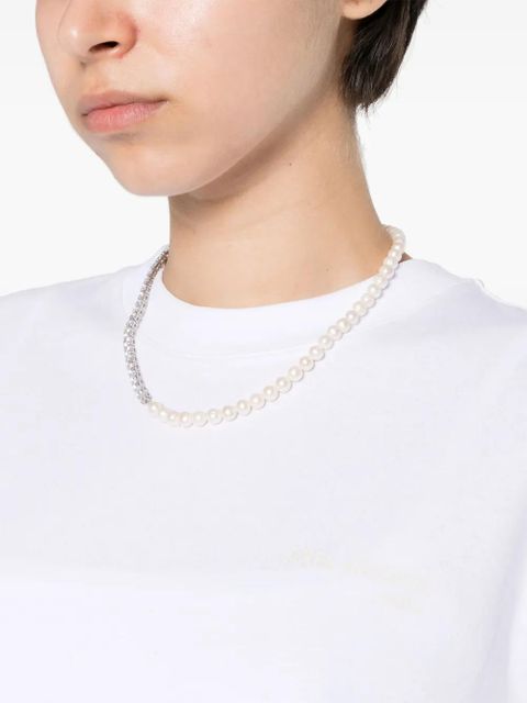 Axel Arigato logo-print cotton T-shirt - White