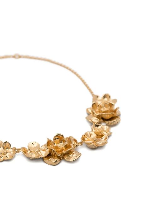 Chloé Bouquet flower necklace - Gold