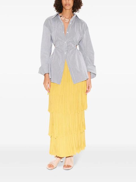 Simon Miller Za Za knit fringe maxi skirt - Yellow - zdjęcie produktu nr 2