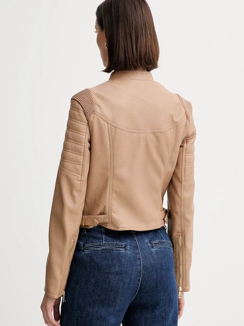 Guess ramoneska JEANNINE kolor beżowy przejściowa W5YL19 WHDS0