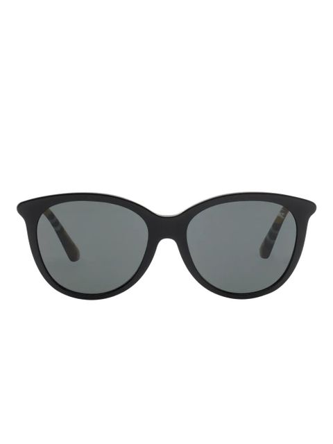 Burberry Eyewear Tubular Check sunglasses - Black - zdjęcie produktu nr 1