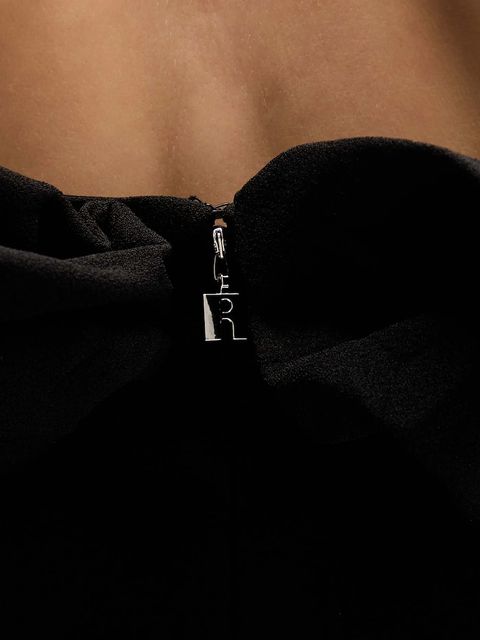 Rotate sukienka kolor czarny mini rozkloszowana 114670100