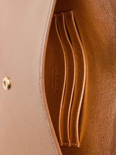 Prada leather envelope clutch bag - Pink