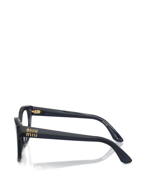 Miu Miu Eyewear cat-eye-frame glasses - Black