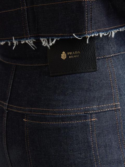 Prada denim pencil mini skirt - Blue