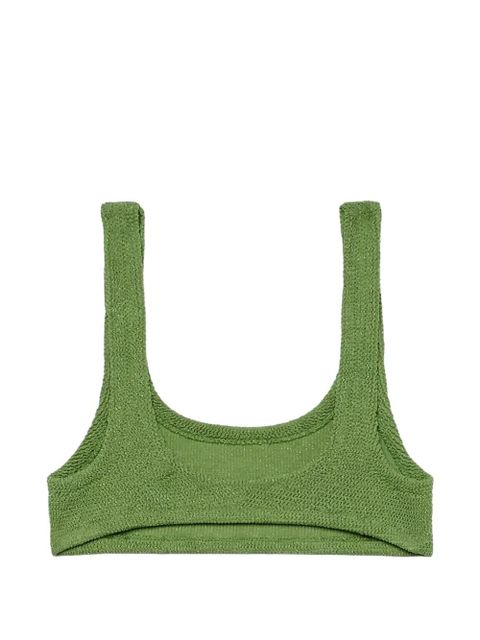 MC2 Saint Barth Naima crinkle bikini top - Green - zdjęcie produktu nr 2