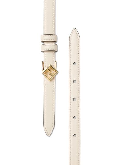 FENDI FF Diamonds buckle leather belt - Neutrals - zdjęcie produktu nr 2