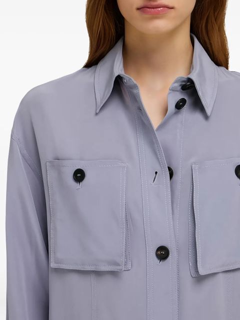 Ferragamo double-pocket shirt - Grey