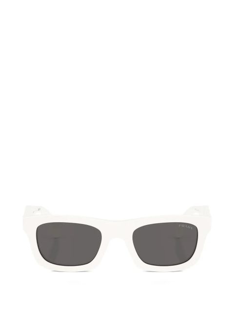 Prada logo-detail sunglasses - White - zdjęcie produktu nr 1