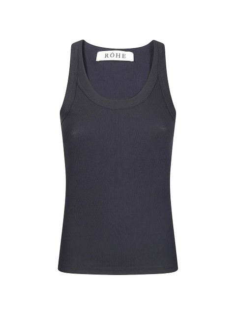 Róhe scoop neck vest - Grey - zdjęcie produktu nr 1