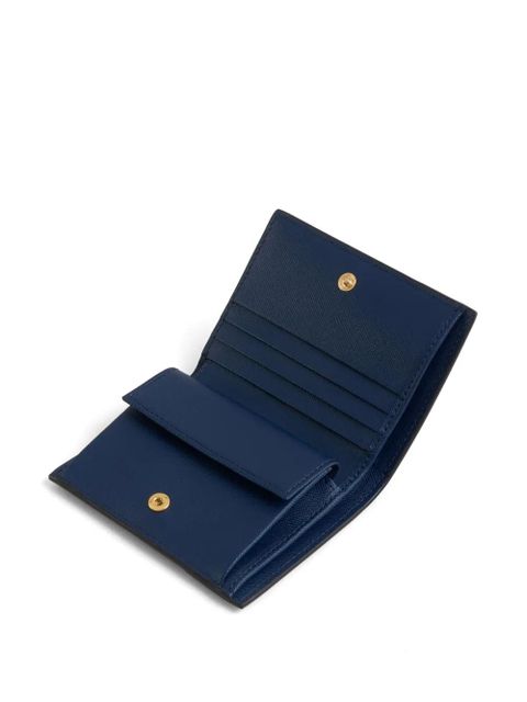 Marni bi-fold leather wallet - Blue