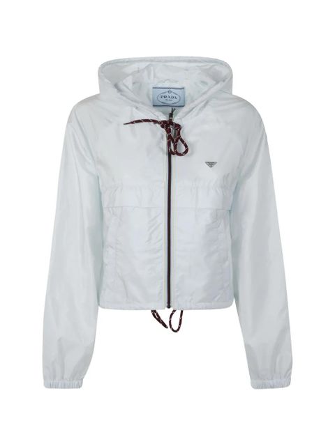 Prada hooded oversized jacket - White - zdjęcie produktu nr 1