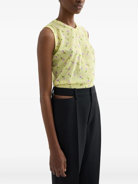 Jil Sander printed vest - Yellow - zdjęcie produktu nr 2