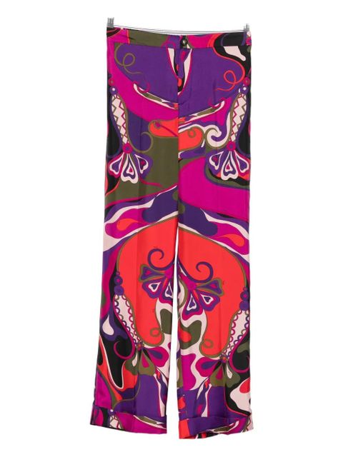 PUCCI abstract-print trousers - Purple
