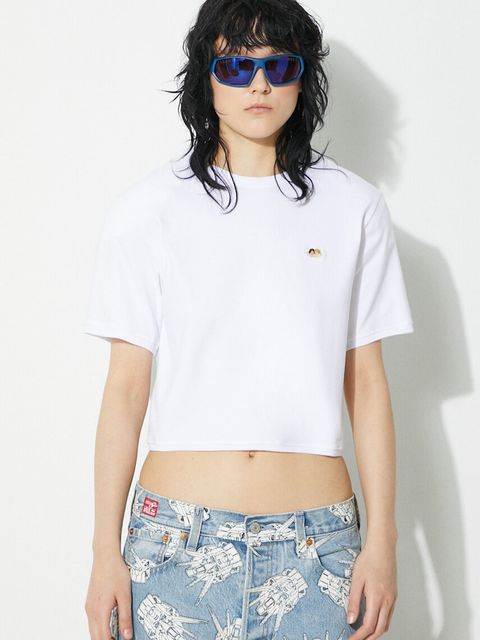 Fiorucci t-shirt Angel Patch Padded Cropped T-Shirt - zdjęcie produktu nr 1