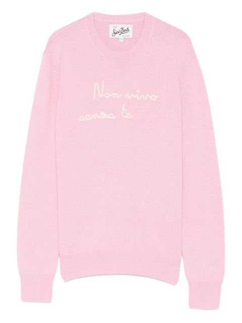 MC2 Saint Barth New Queen embroidered sweater - Pink - zdjęcie produktu nr 1