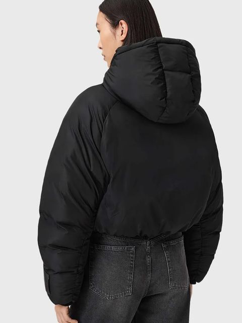 AllSaints kurtka kolor czarny zimowa W078OD - zdjęcie produktu nr 2