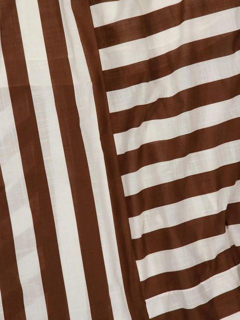 ZIMMERMANN striped maxi dress - Brown