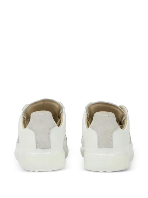 Maison Margiela leather panelled sneakers - White