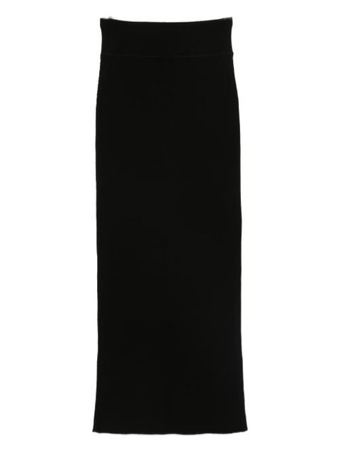 WARDROBE.NYC ribbed midi skirt - Black - zdjęcie produktu nr 2