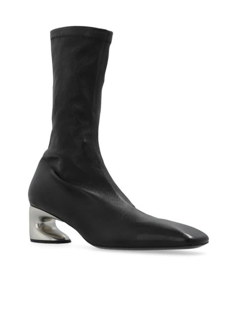 Jil Sander 60mm contrast-heel ankle boots - Black - zdjęcie produktu nr 2