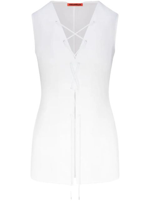 Simon Miller Lacy top - White - zdjęcie produktu nr 1