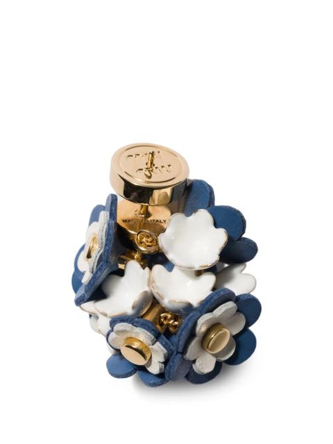 Miu Miu metal and leather earrings - Gold - zdjęcie produktu nr 2