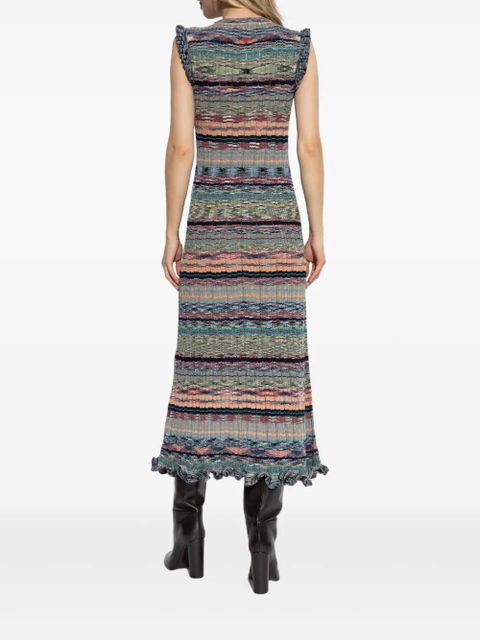 Ulla Johnson striped knitted dress - Green