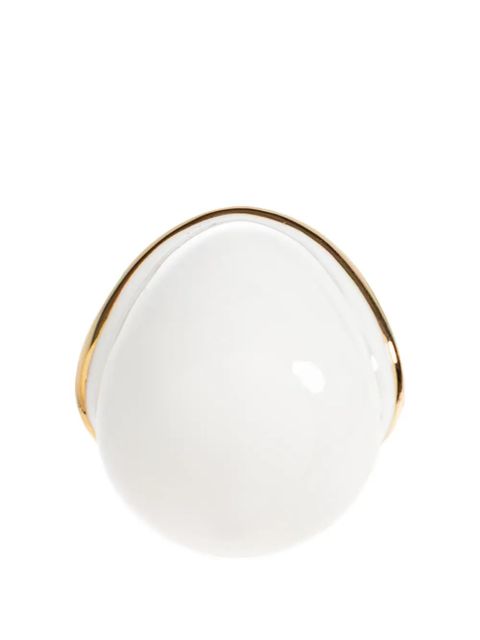 Jacquemus Raisin oval earrings - White