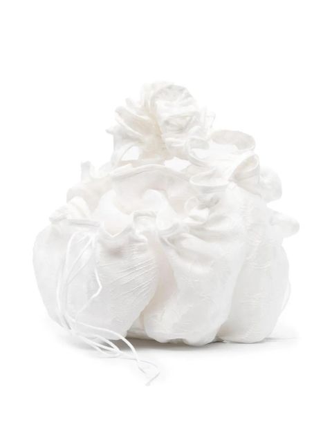 Cecilie Bahnsen Kiku satchel mini bag - White