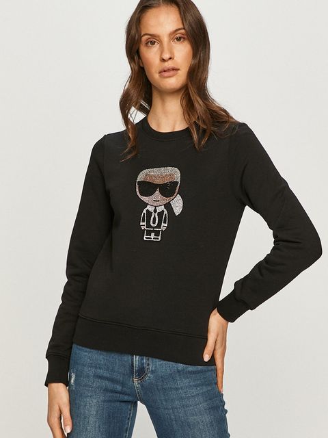 Karl Lagerfeld - Bluza bawełniana 210W1822 - zdjęcie produktu nr 1