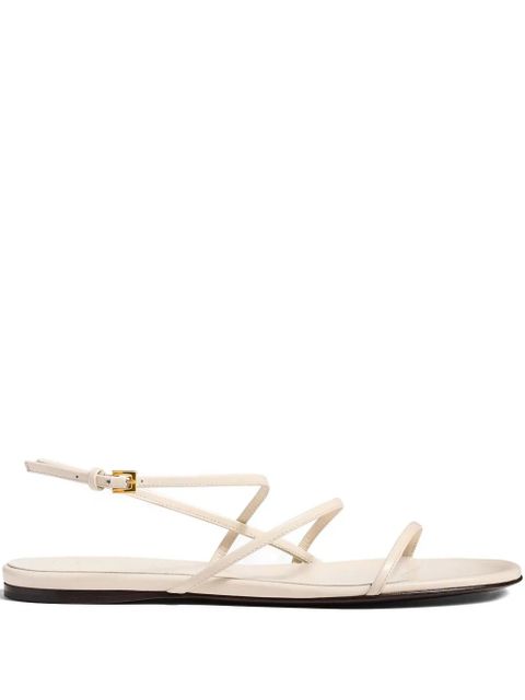KHAITE Loop flat sandals - Neutrals - zdjęcie produktu nr 1