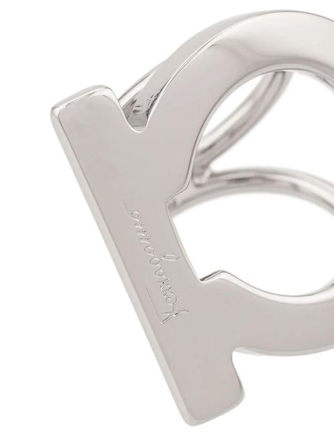 Ferragamo logo ring - Silver
