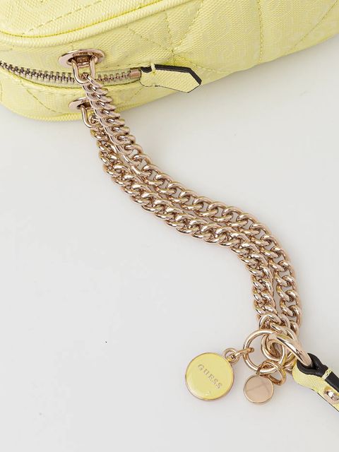 Guess torebka ALDINA kolor żółty HWGG96 63140