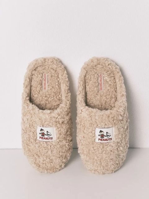 women'secret kapcie MULTI WILD RED kolor beżowy 4992597