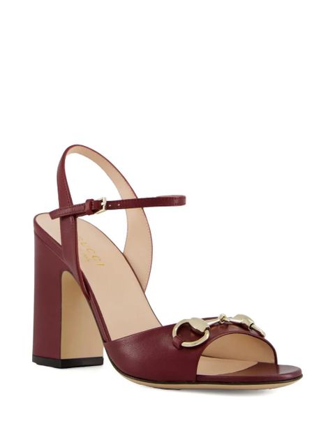 Gucci 95mm Horsebit sandals - Red - zdjęcie produktu nr 2