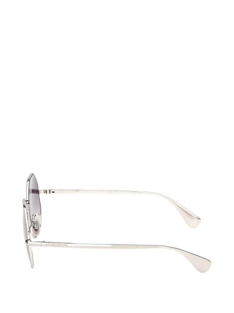 Max Mara Eyewear geometric-frame sunglasses - Silver