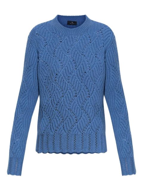 ETRO cashmere sweater - Blue - zdjęcie produktu nr 1