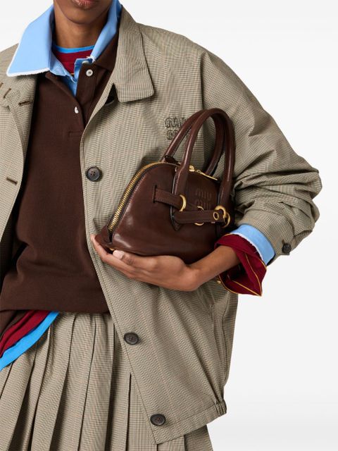 Miu Miu check-pattern jacket - Green