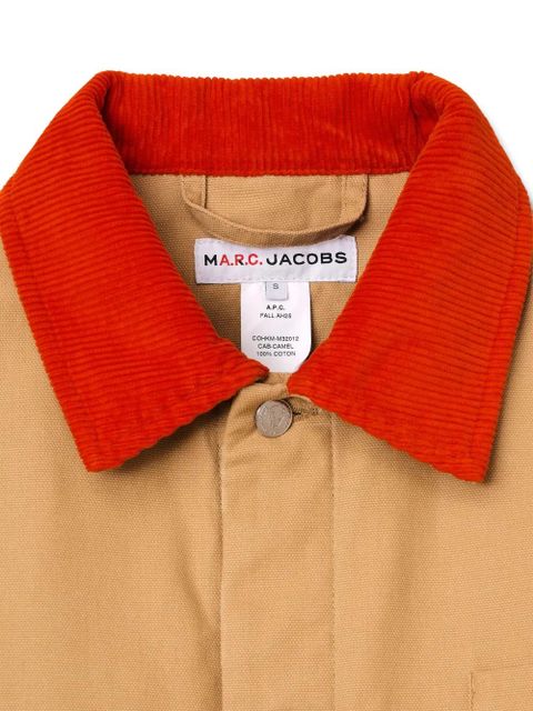 Marc Jacobs corduroy-collar jacket - Brown