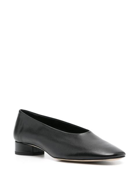 Aeyde Delia 25mm leather pumps - Black - zdjęcie produktu nr 2