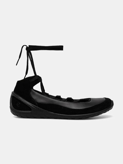 Ecco baleriny skórzane BIOM Lite Lace-Up