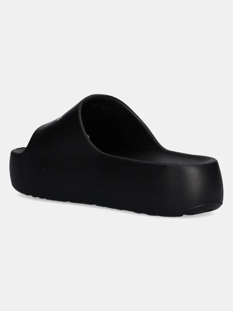 Tommy Jeans klapki TJW FLATFORM POOL SLIDE ESS damskie kolor czarny na platformie EN0EN02763