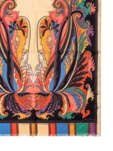 ETRO all-over printed scarf - Neutrals - zdjęcie produktu nr 2