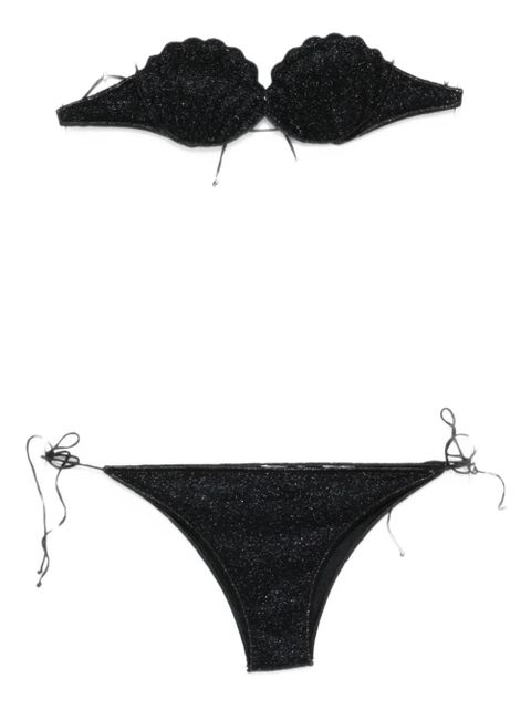 Oséree Lumière Shell bikini set - Black