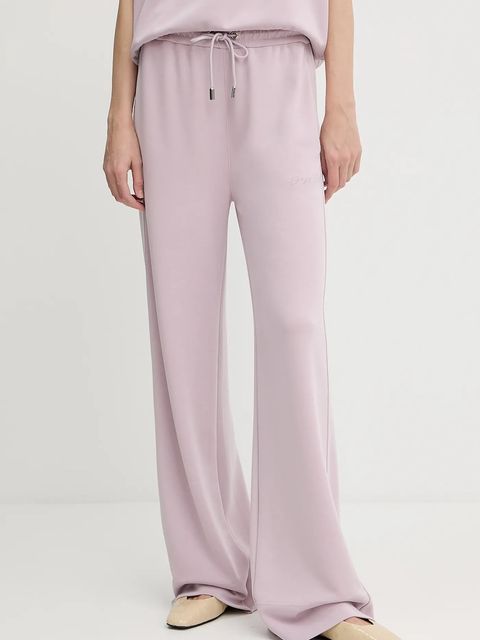 BOSS Orange spodnie dresowe damskie kolor różowy gładkie 50543512 - zdjęcie produktu nr 1