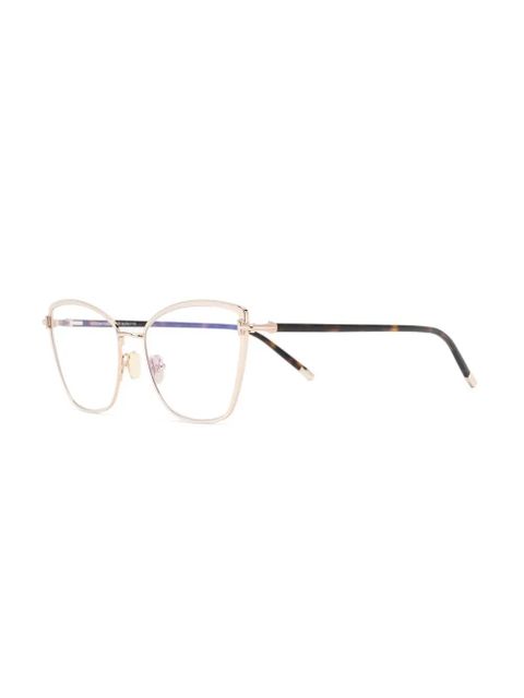 TOM FORD Eyewear butterfly-frame optical glasses - Brown