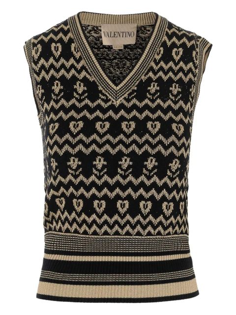 Valentino Garavani knit vest - Black - zdjęcie produktu nr 1