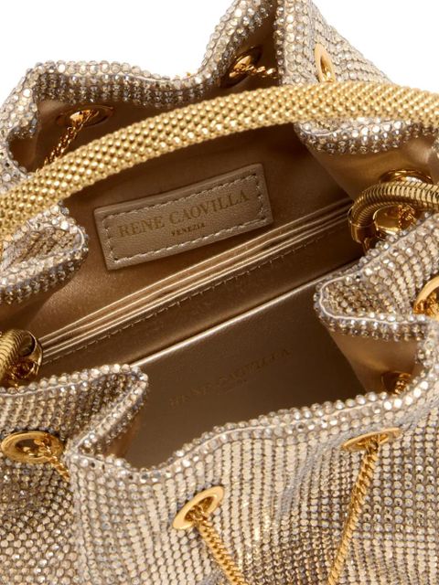 René Caovilla Deva mini bag - Gold